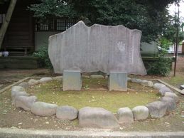 力士雷電仇討相撲土俵跡