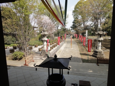 本堂からの風景