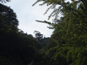 遥拝所から見たお船観音像