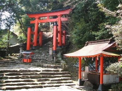神倉神社登り口